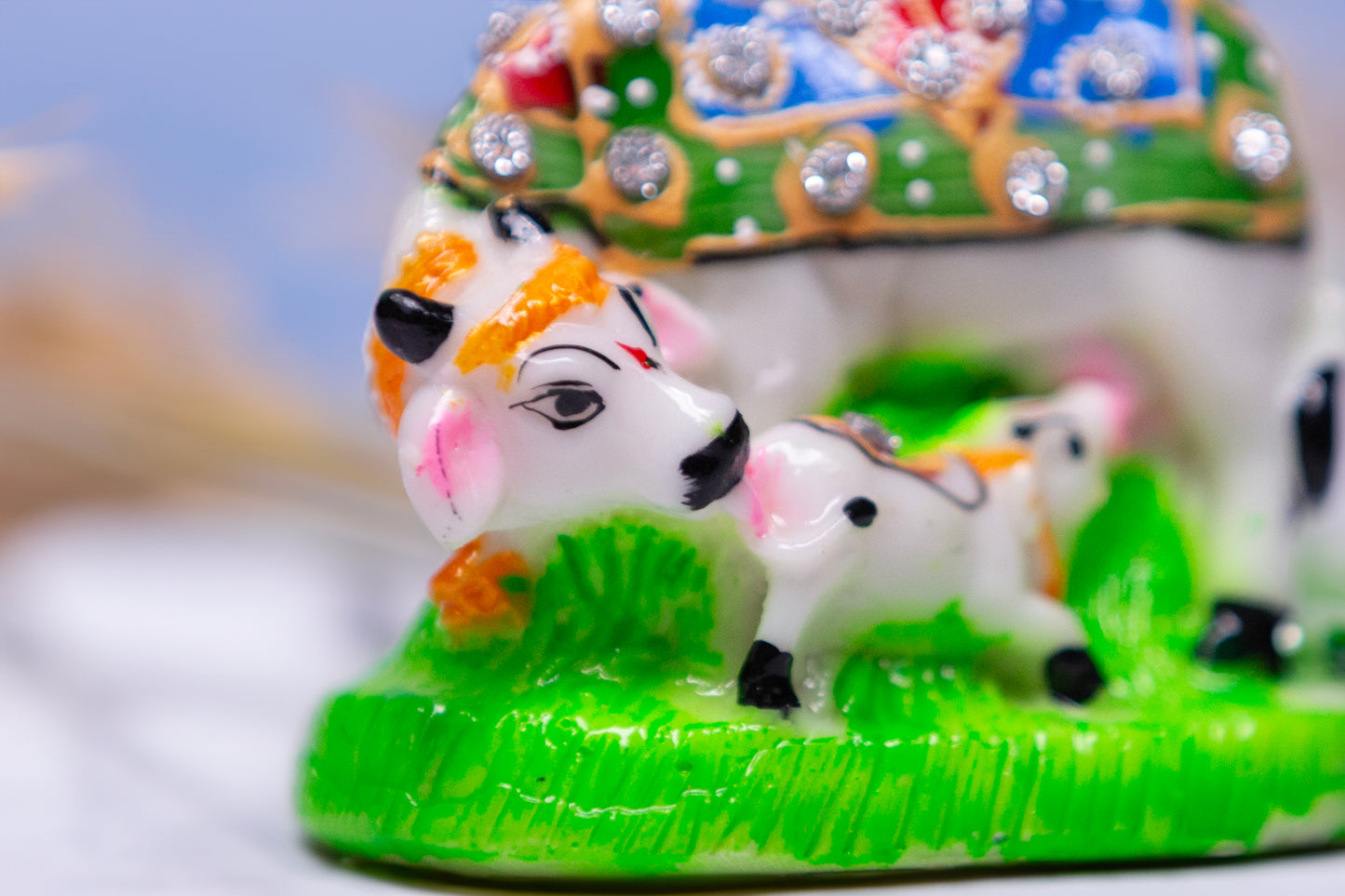 Divine Kamdhenu Cow with Calf