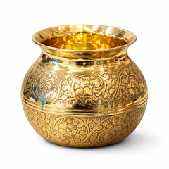 Handcrafted Brass Kalash (270 g) | Pooja Kalash | Traditional Serving & Décor Kalash