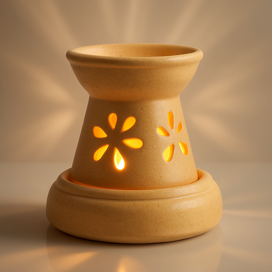 Handcrafted Ceramic Aroma Diffuser (Electric) – 14 cm