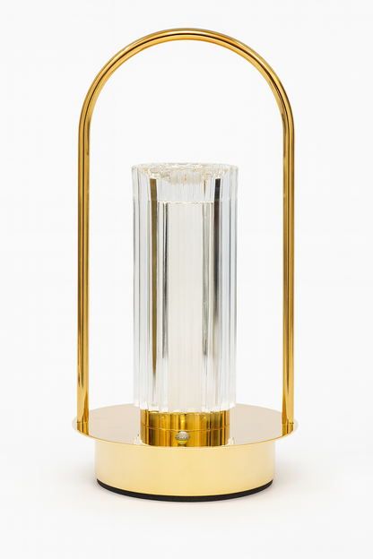 Portable Rechargable Dimmable 3 lights Lantern Lamp - 9 inch Height