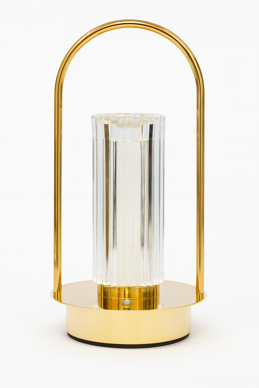 Portable Rechargable Dimmable 3 lights Lantern Lamp - 9 inch Height