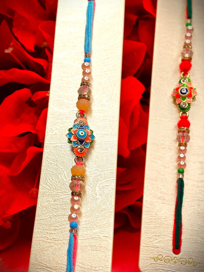 Bhai Rakhi – Lotus Evil Eye Edition (Two Colour Variants)