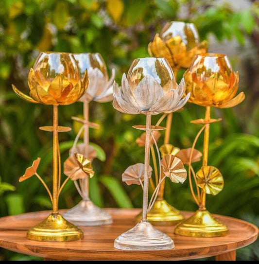 Lotus Tea Light Stand